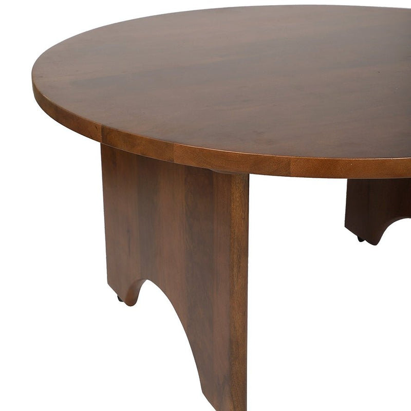 Halo - Handcrafted Mango Wood Coffee Table | Verified Sustainable by Brown Living™