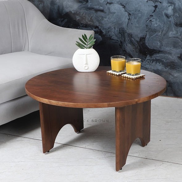 Halo - Handcrafted Mango Wood Coffee Table | Verified Sustainable by Brown Living™