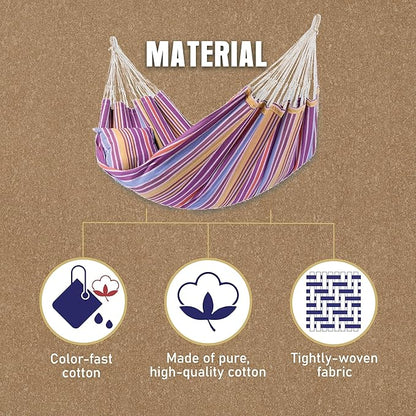 Hammock in a Bag | Jhula for Adults & Kids | Lightweight Camp Swing – Indoor & Outdoor Play Equipments on Brown Living™. SKU: TRH-S-Belize. Img 3.