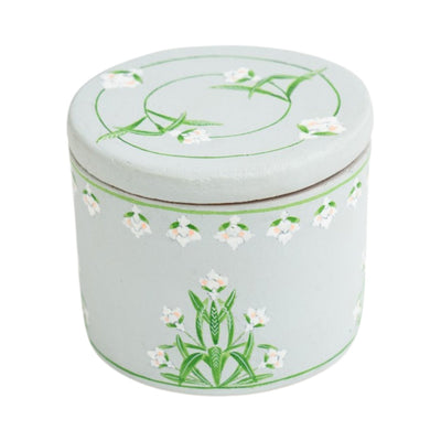 Hand Painted Terracotta Candle with Lid – Candles & Fragrances on Brown Living™. SKU: CN089A. Img 2.