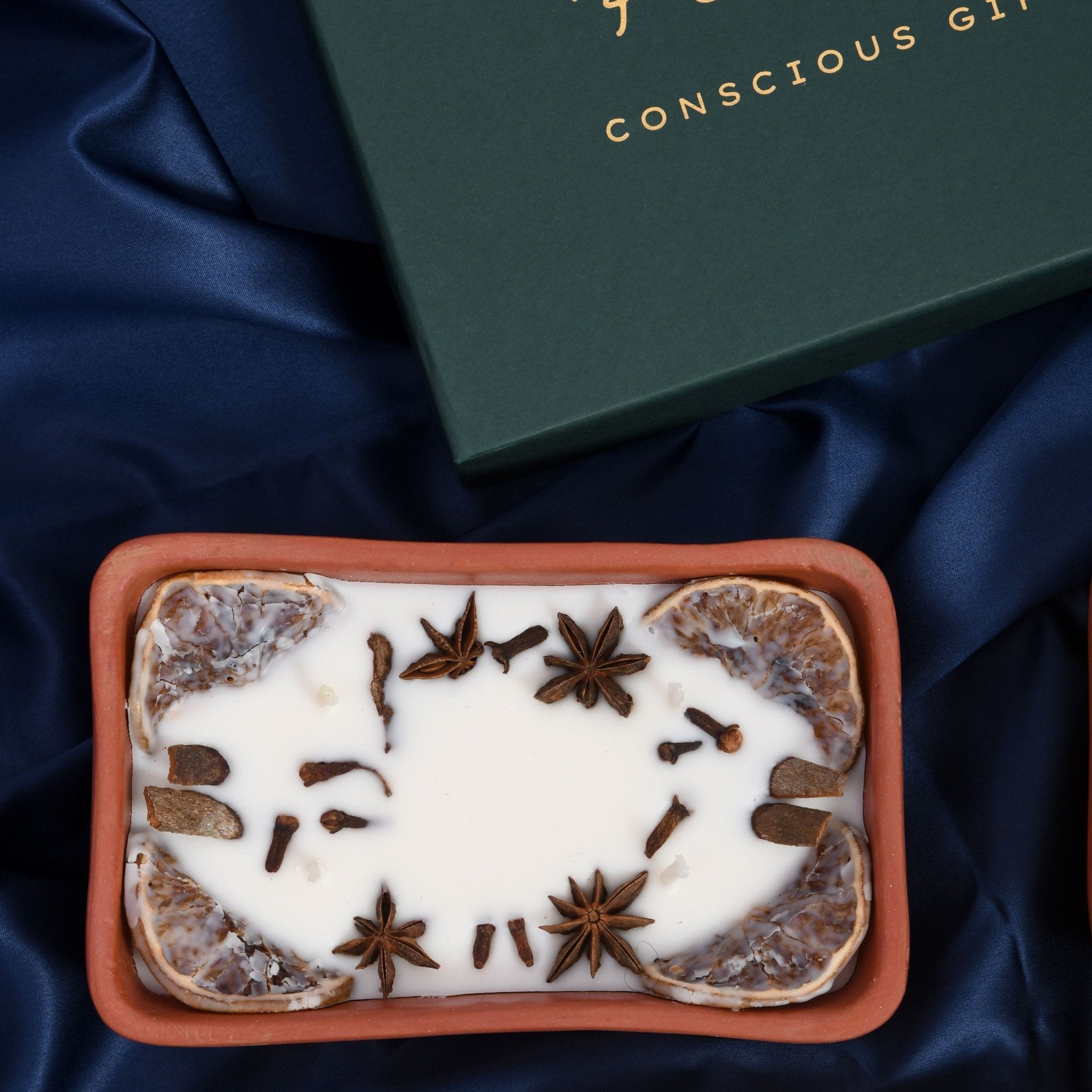 Hand - Poured Floral Soy Candle – 4 Wicks | Lavender, Jasmine, Mandarin – Candles & Fragrances on Brown Living™. SKU: CAN0011_01. Img 3.