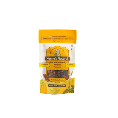 Hand Roasted Masala Peanuts | Crunchy & Spiced Nut Snack – Healthy Snacks on Brown Living™. SKU: NN_11. Img 1.