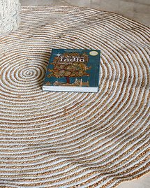 Hand Woven Jute Rug | Natural Farmhouse Floor Rug – Mats & Rugs on Brown Living™. SKU: ANTFHHWJRHHG. Img 2.