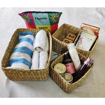 Handcarfted Kauna Grass Weaved Baskets – Womens Bag on Brown Living™. SKU: OEP278a. Img 9.