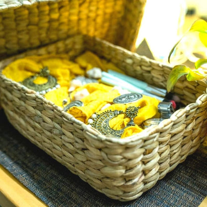 Handcarfted Kauna Grass Weaved Baskets – Womens Bag on Brown Living™. SKU: OEP280a. Img 8.