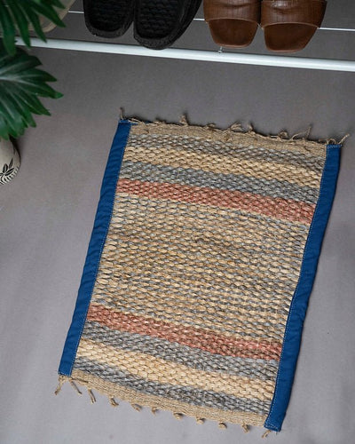 Handcrafted Banana Fiber Mat | Eco - Friendly Sustainable Floor Mat – Mats & Rugs on Brown Living™. SKU: ANTHBFMTMBHHG. Img 8.
