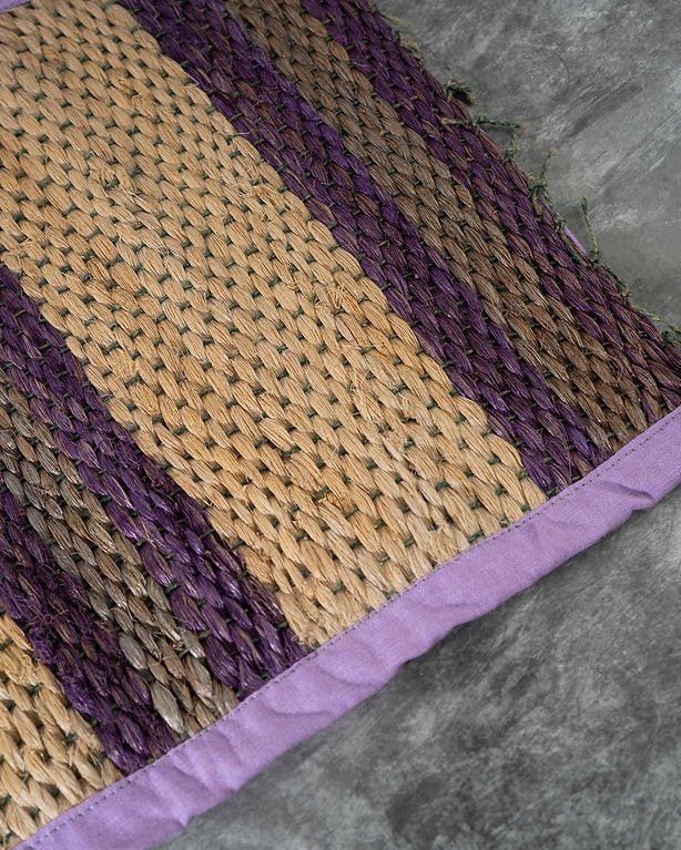 Handcrafted Banana Fiber Mat | Eco - Friendly Sustainable Floor Mat – Mats & Rugs on Brown Living™. SKU: ANTHBFMTMPHHG. Img 10.
