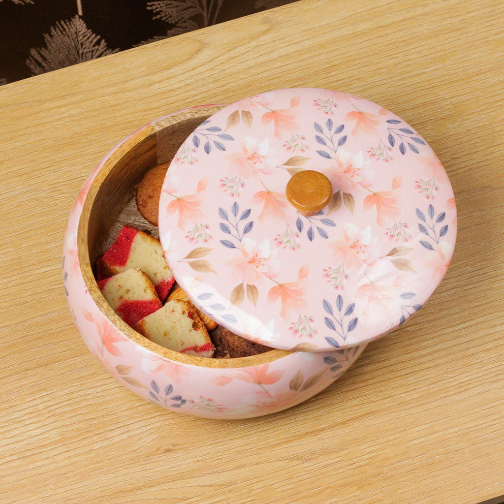 Buy Handcrafted Blossom Mango Wood Roti Box from Aakriti Ahuja ...