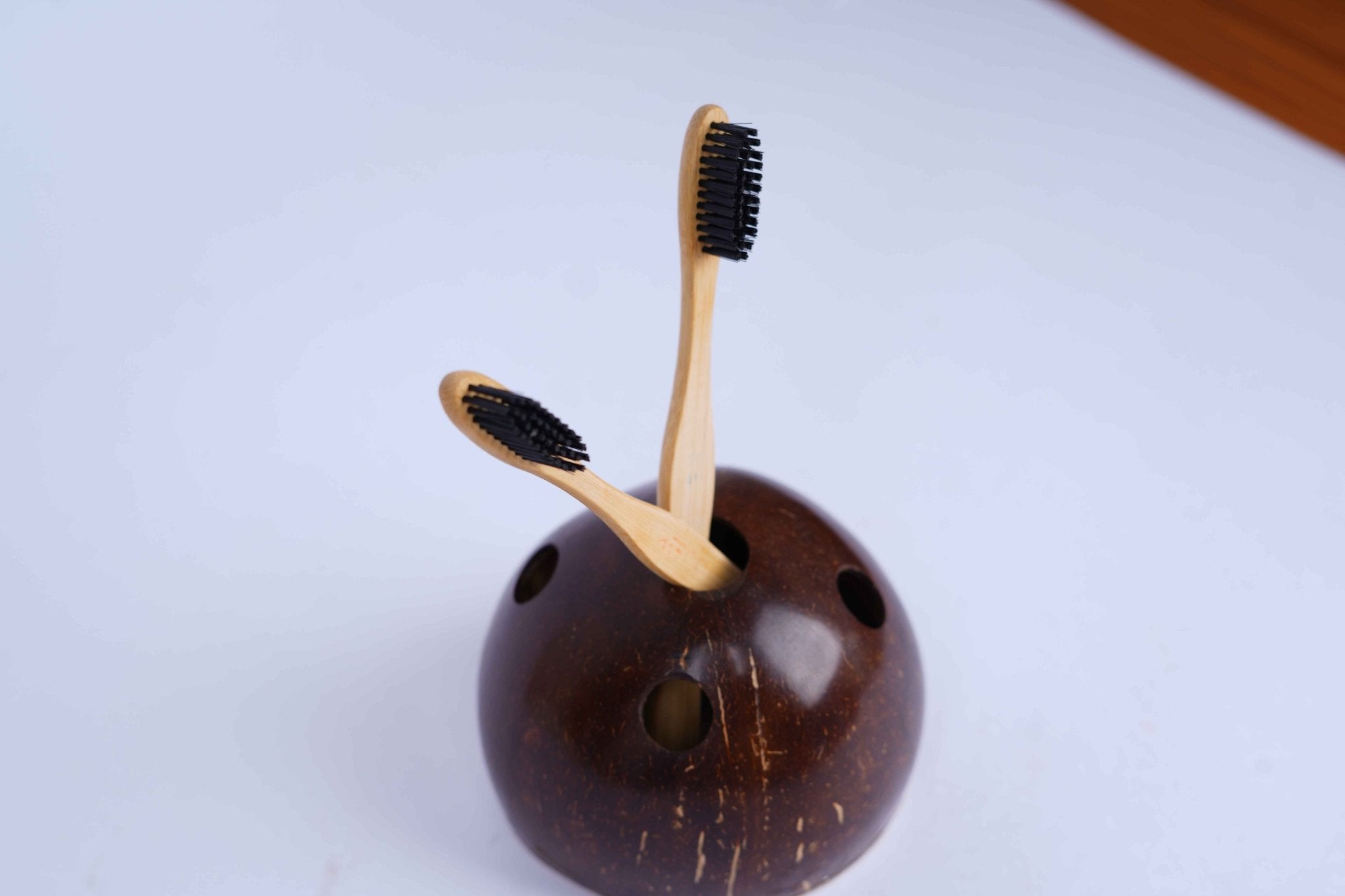 Handcrafted Brush Holder – Multi - Purpose Organizer for Home & Office – Bath Accessories on Brown Living™. SKU: KOTT005. Img 2.