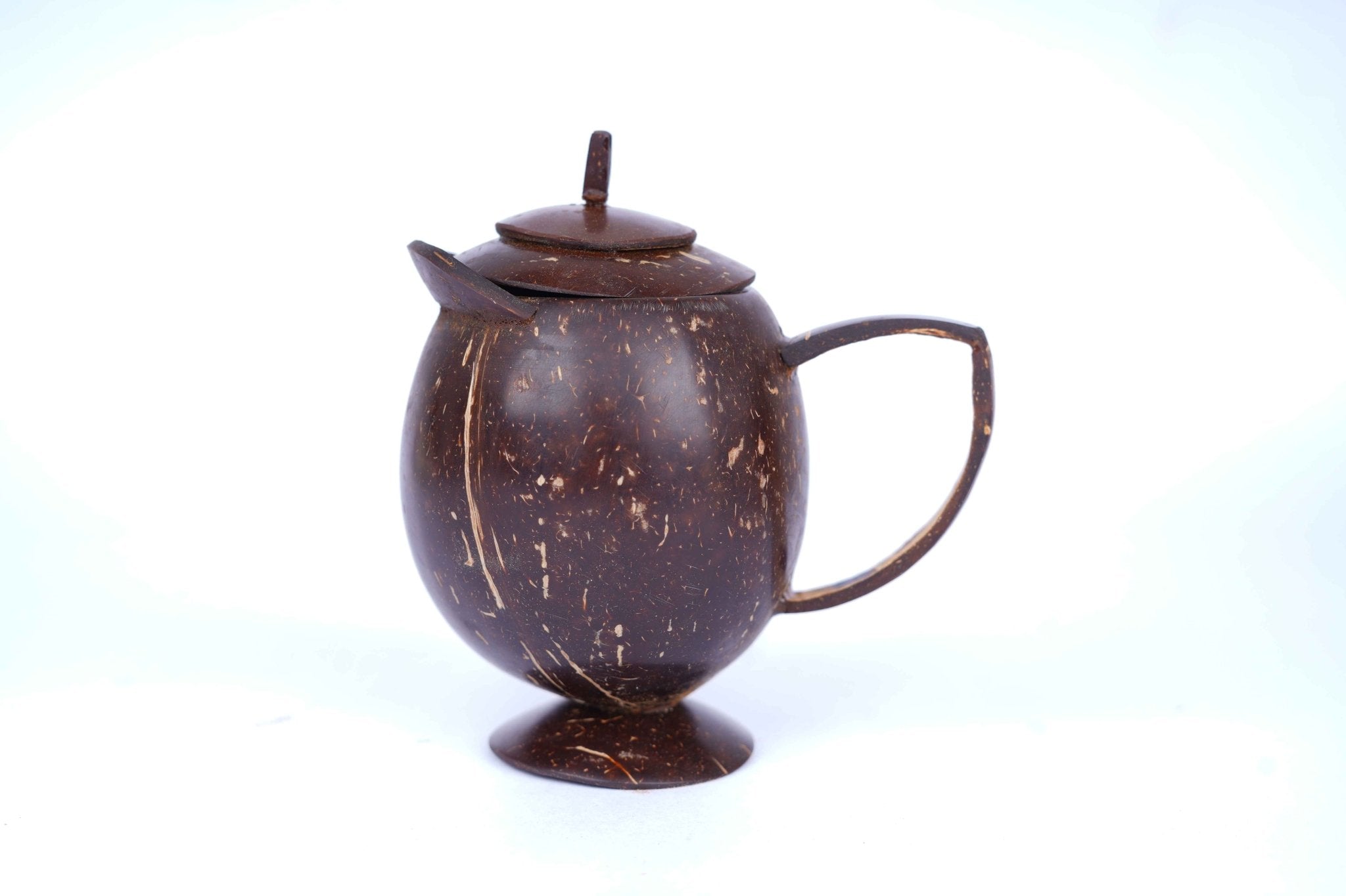 Handcrafted Coconut Shell Jug | Natural Eco - Friendly Jug – Jugs & Flasks on Brown Living™. SKU: KOTT009. Img 2.
