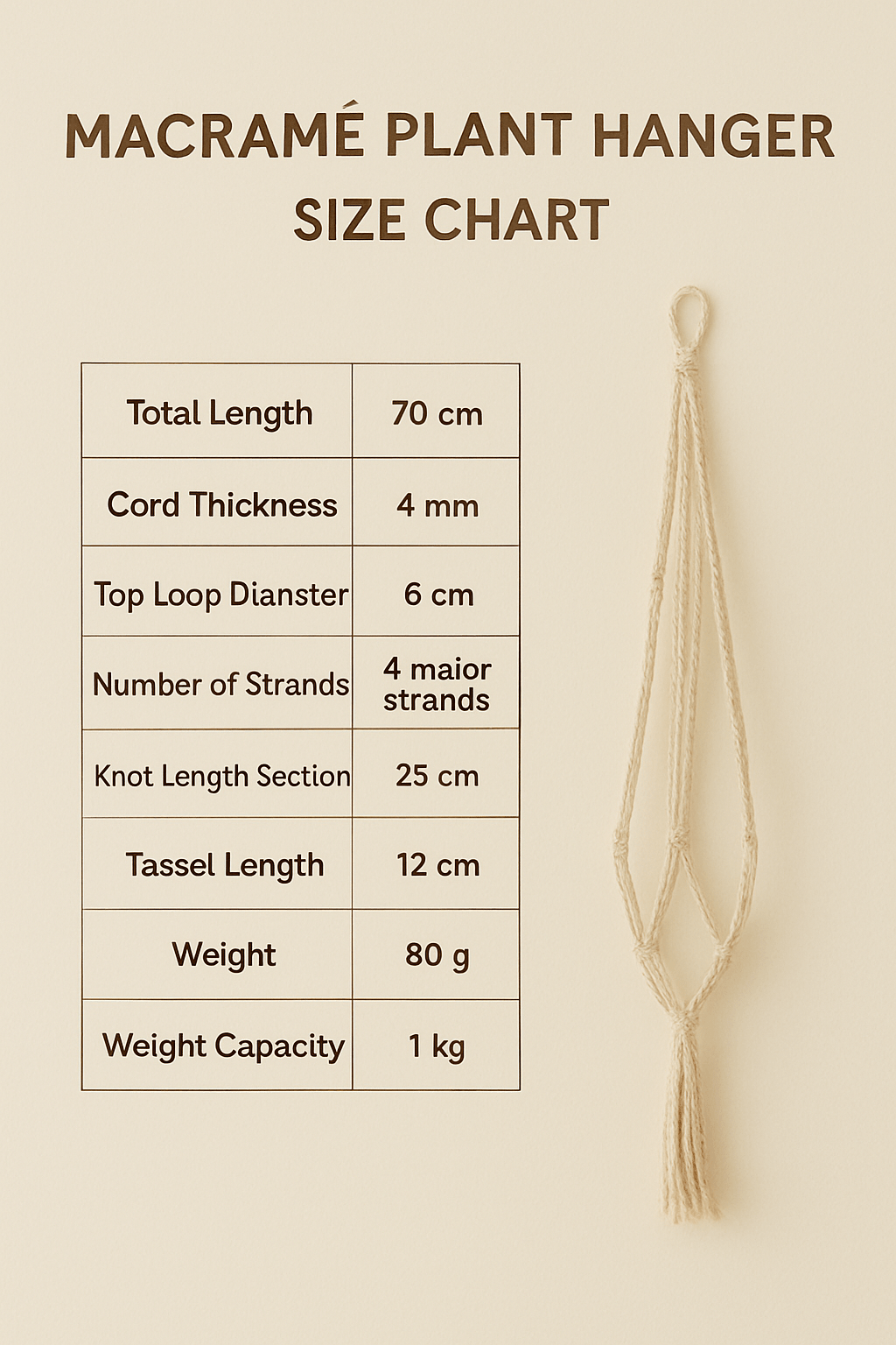 Handcrafted Coconut Shell Plant Hanger | Cotton Rope Hanging Planter – Pots & Planters on Brown Living™. SKU: KOTT022. Img 5.