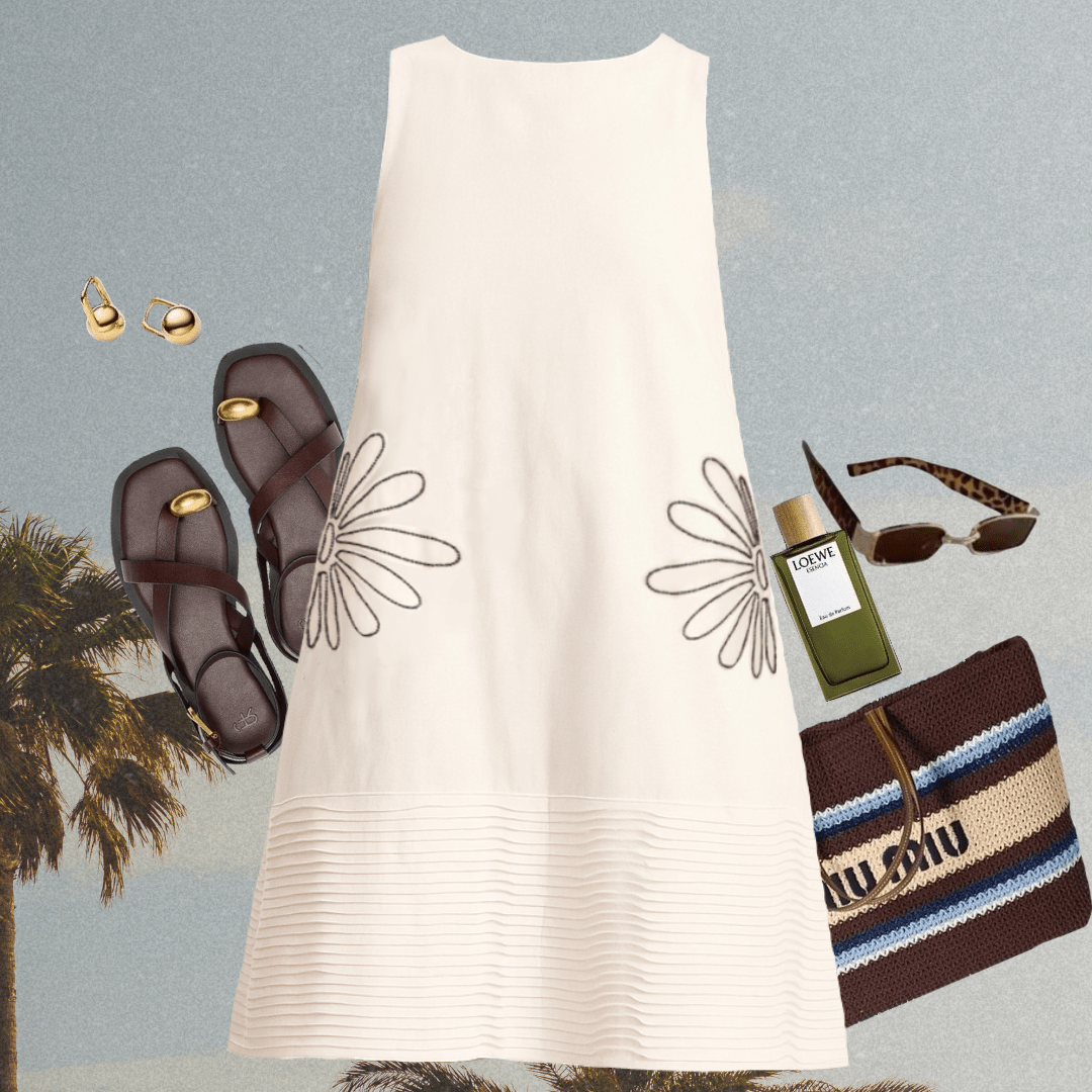 Handcrafted Cotton Matisse Dress – Womens Dress by erna available on Brown Living™. S . SKU: ER - MATT - DRS - XS - 001. Img 4.