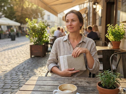 Handcrafted Cotton Travel Pouch – Eco - Friendly Lightweight Organizer – Travel Accessories on Brown Living™. SKU: GCP01-GREEN. Img 6.