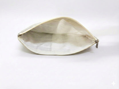 Handcrafted Cotton Travel Pouch – Eco - Friendly Lightweight Organizer – Travel Accessories on Brown Living™. SKU: GCP01-GREEN. Img 2.