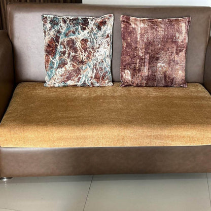 Handcrafted Cushion Covers – Set of 6 | Upcycled Cloth Textures – Covers & Inserts on Brown Living™. SKU: BL-IA-CC-1_6. Img 7.