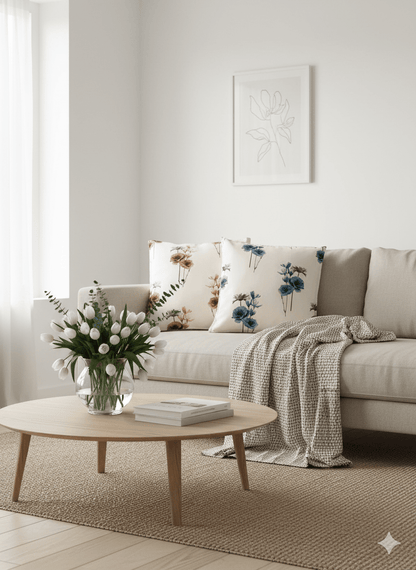 Handcrafted Cushion Covers | Upcycled Cloth Textures – Covers & Inserts on Brown Living™. SKU: IA-BL03. Img 4.