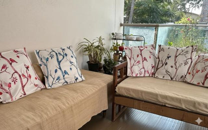 Handcrafted Cushion Covers | Upcycled Cloth Textures – Covers & Inserts on Brown Living™. SKU: IA-BL05. Img 6.