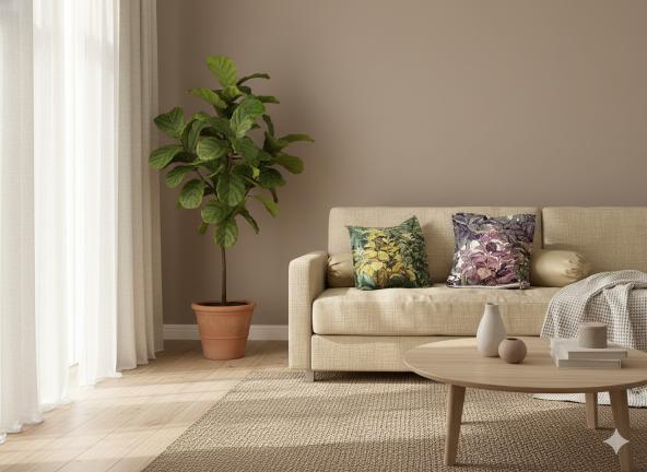 Handcrafted Cushion Covers | Upcycled Cloth Textures – Covers & Inserts on Brown Living™. SKU: IA-BL06. Img 7.