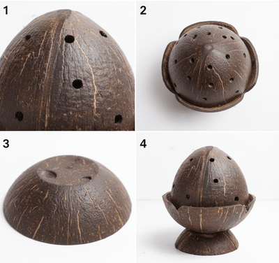 Handcrafted Dhoop Stand – Eco - Friendly Incense Holder – Pooja Needs on Brown Living™. SKU: KOTT006. Img 5.