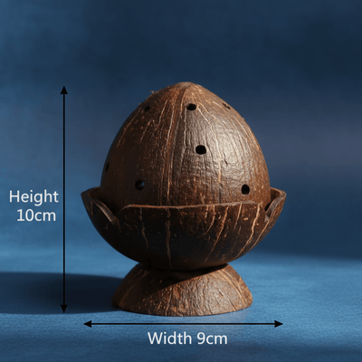 Handcrafted Dhoop Stand – Eco - Friendly Incense Holder – Pooja Needs on Brown Living™. SKU: KOTT006. Img 3.