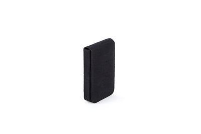 Handcrafted Eco - Friendly Hemp Fliptop Vertical Card Holder – Desk Accessories on Brown Living™. SKU: GCH01-BLACK. Img 1.