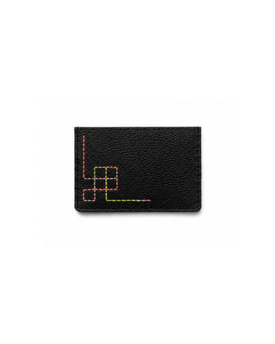 Handcrafted Embroidered Card Holder | Upcycled Card Case – Card Sleeves on Brown Living™. SKU: CC010C. Img 1.