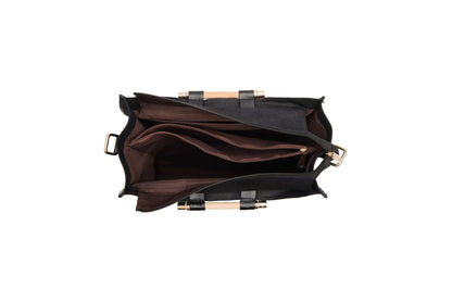 Handcrafted Hemp Fabric Everyday Tote Crossbody Bag – Bags on Brown Living™. SKU: GTB01-BLACK. Img 4.