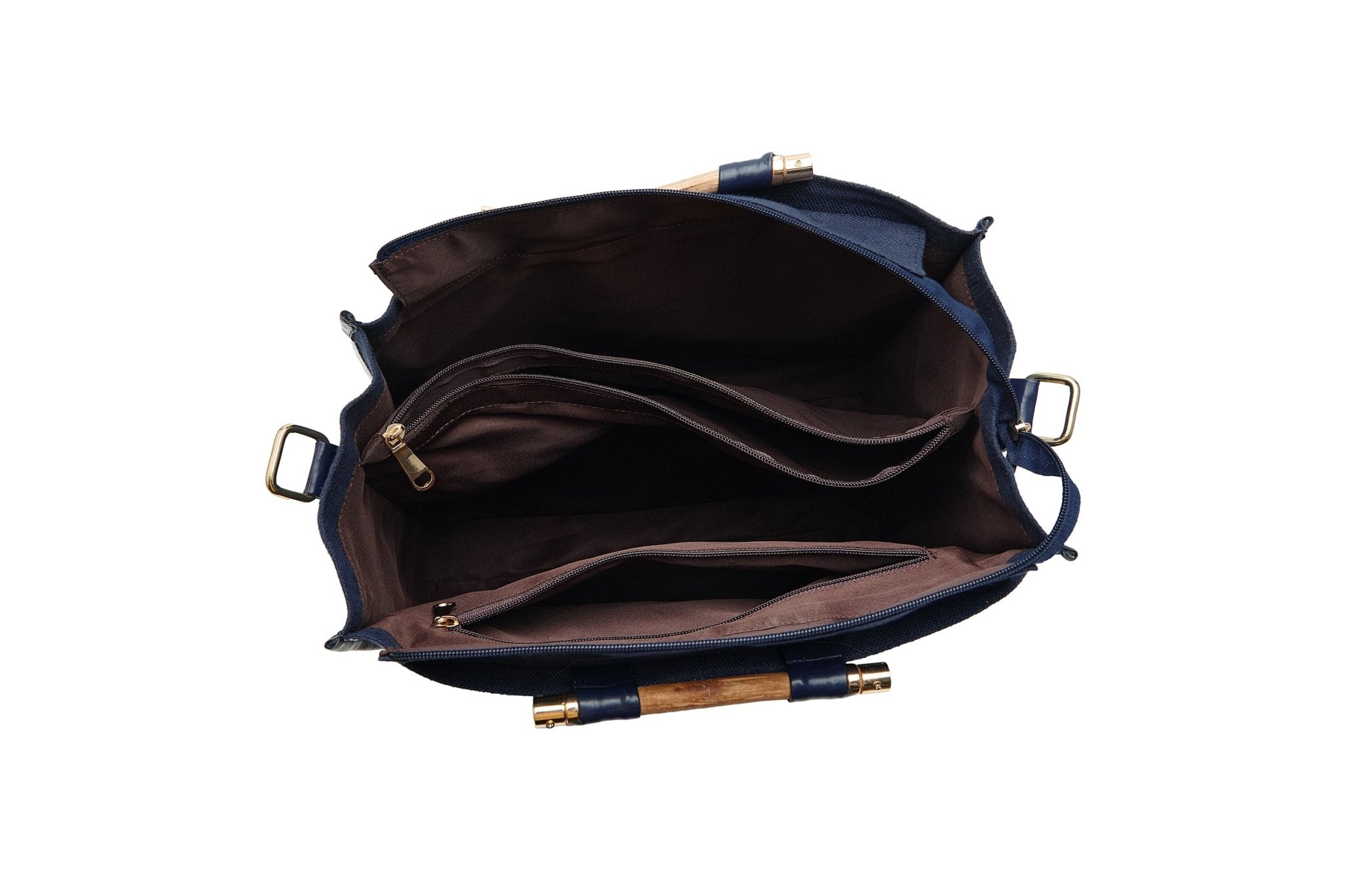 Handcrafted Hemp Fabric Everyday Tote Crossbody Bag – Bags on Brown Living™. SKU: GTB01-NAVYBLUE. Img 8.