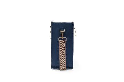 Handcrafted Hemp Fabric Everyday Tote Crossbody Bag – Bags on Brown Living™. SKU: GTB01-NAVYBLUE. Img 7.