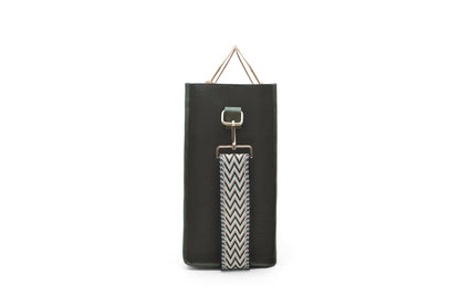 Handcrafted Hemp Fabric Everyday Tote Crossbody Bag – Bags on Brown Living™. SKU: GTB01-OLIVE. Img 11.