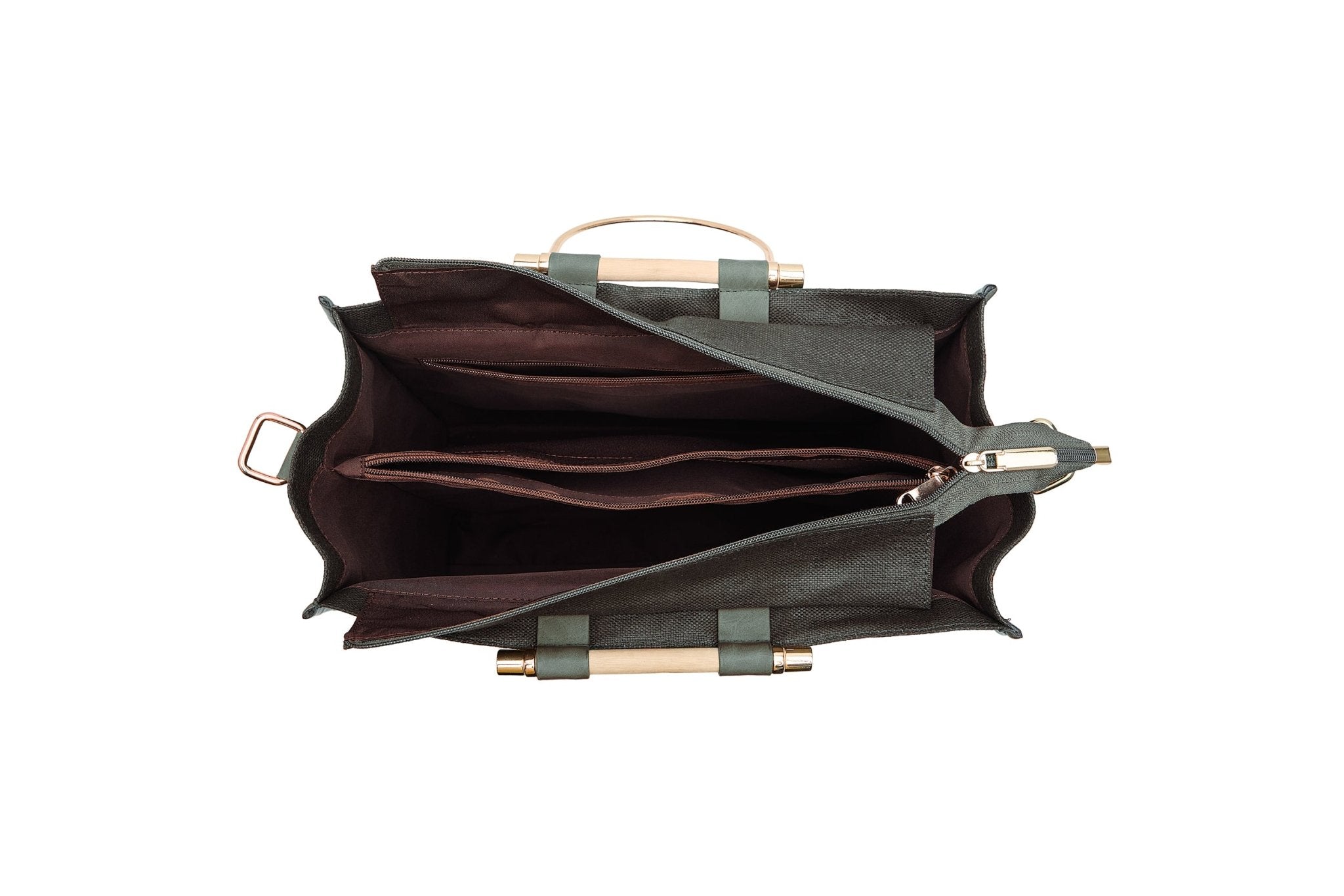 Handcrafted Hemp Fabric Everyday Tote Crossbody Bag – Bags on Brown Living™. SKU: GTB01-OLIVE. Img 12.