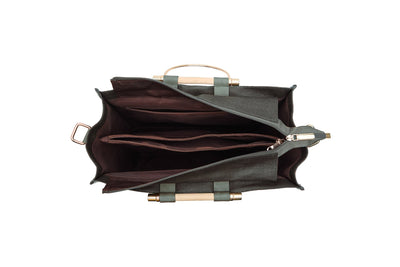 Handcrafted Hemp Fabric Everyday Tote Crossbody Bag – Bags on Brown Living™. SKU: GTB01-OLIVE. Img 12.