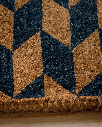 Handcrafted Kerala Coir Mat | Eco - Friendly Natural Door & Floor Mat – Mats & Rugs on Brown Living™. SKU: ANTHCKCMBCMHH. Img 6.