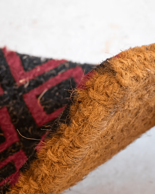 Handcrafted Kerala Coir Mat | Eco - Friendly Natural Door & Floor Mat – Mats & Rugs on Brown Living™. SKU: ANTHCKCMDRBCMHH. Img 9.
