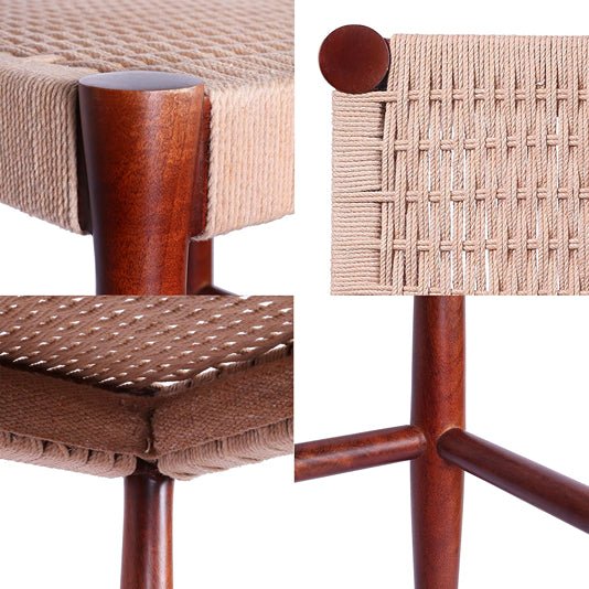 Handcrafted Loom Nest Wooden Stool | Verified Sustainable by Brown Living™