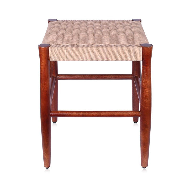 Handcrafted Loom Nest Wooden Stool | Verified Sustainable by Brown Living™