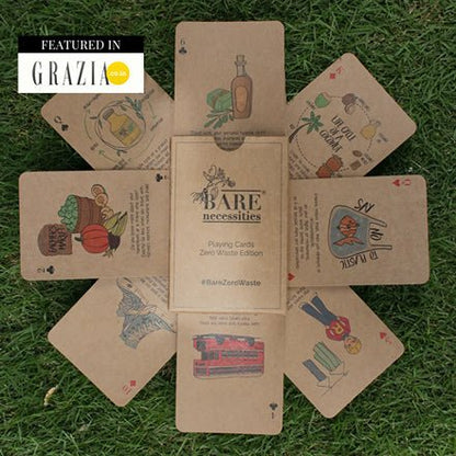 Handcrafted Luxury Bath & Body Gift Hamper | Diwali Gift Hamper – Card Games on Brown Living™. SKU: BNDG03. Img 9.