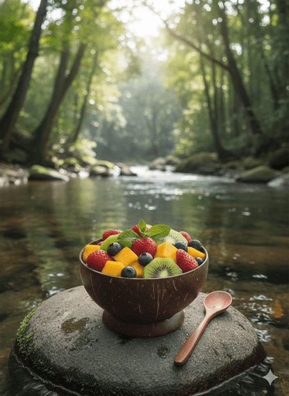 Handcrafted Natural Coconut Coconut Shell Soup Bowl – Kitchen Organizers on Brown Living™. SKU: KOTT015. Img 1.