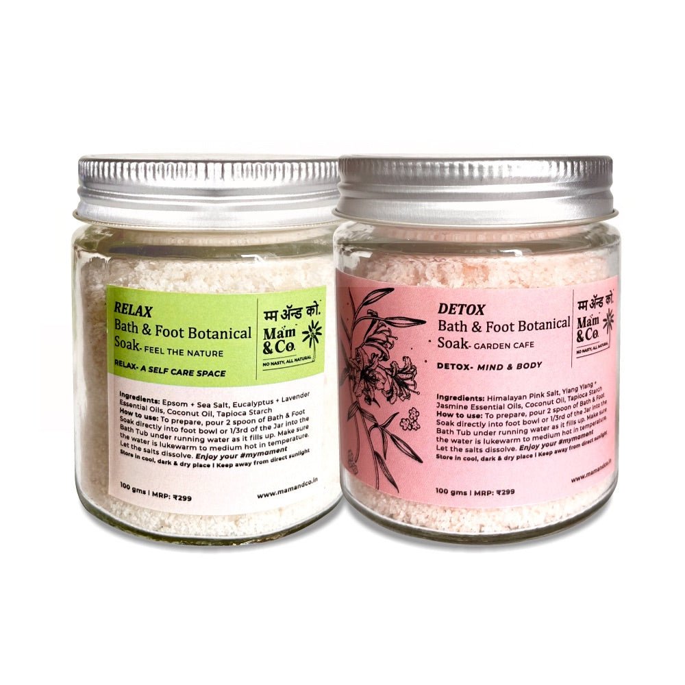 Handcrafted Saver Pack - Relax + Detox Bath & Foot Soak | Verified Sustainable by Brown Living™