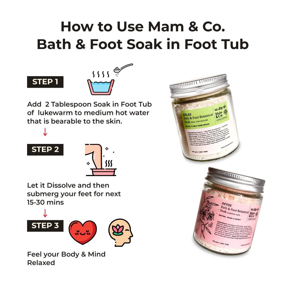 Handcrafted Saver Pack - Relax + Detox Bath & Foot Soak | Verified Sustainable by Brown Living™