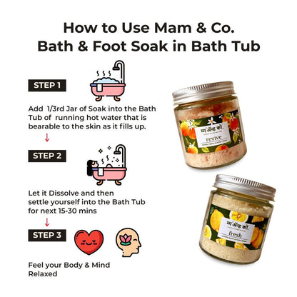 Handcrafted Saver Pack - Revive + Fresh Bath & Foot Soak | Verified Sustainable by Brown Living™