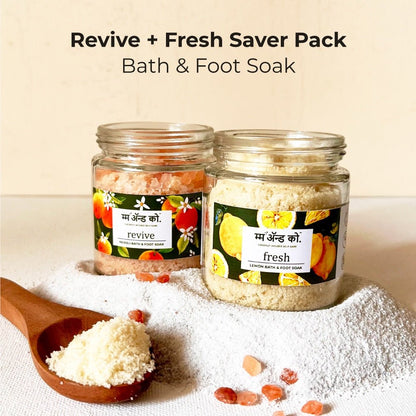 Handcrafted Saver Pack - Revive + Fresh Bath & Foot Soak | Verified Sustainable by Brown Living™