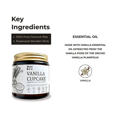 Handcrafted Set of 2 Coconut Wax Candles - Coffee House + Vanilla Cupcake – Gift Giving on Brown Living™. SKU: BUN06. Img 5.