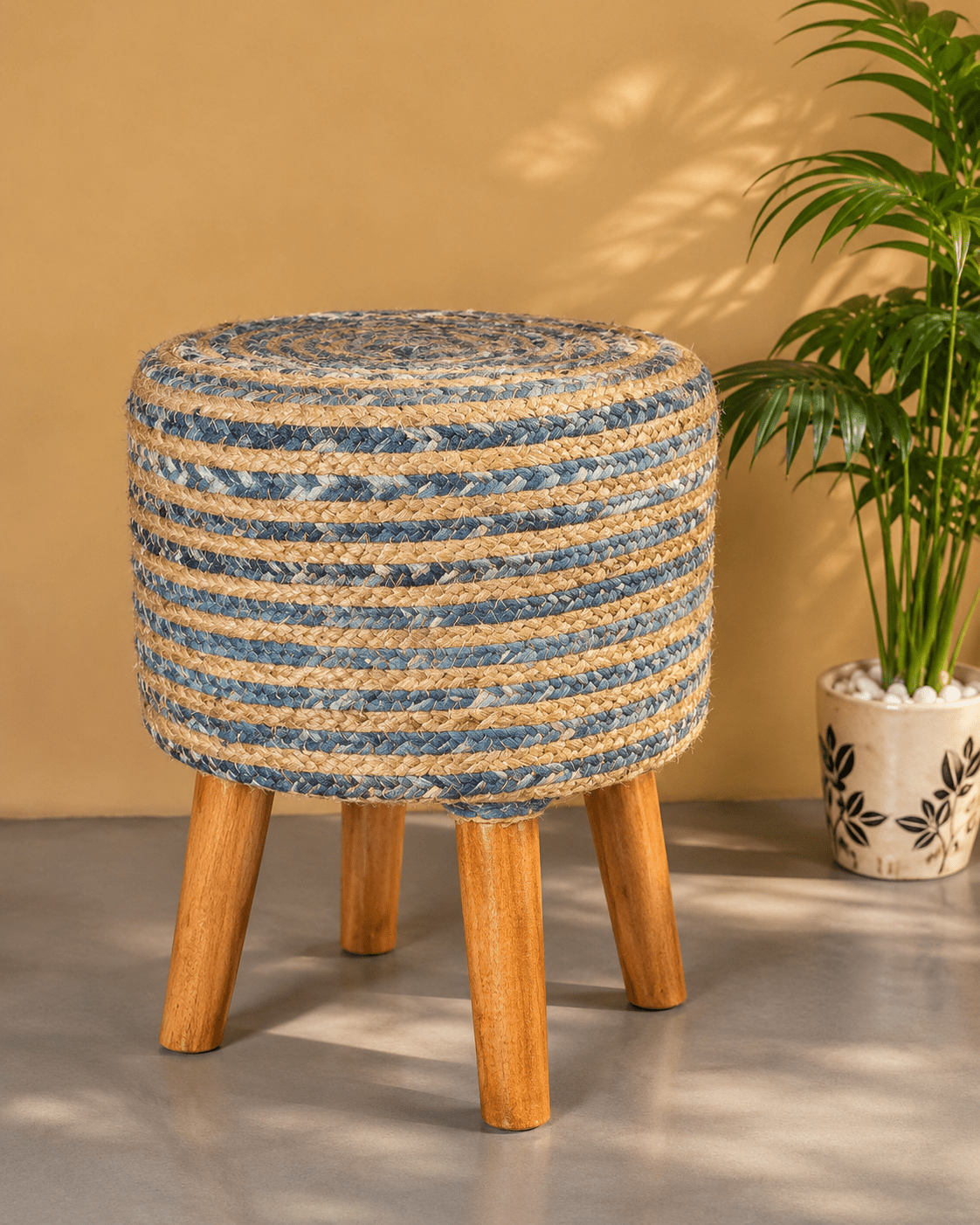 Handcrafted Stools – Wooden Artisan Seating for Home – Home Decor on Brown Living™. SKU: ANTRWSHHD. Img 9.