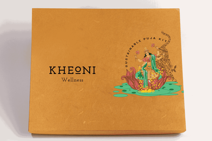 Handcrafted Sustainable Puja Kit | Natural Puja Samagri – Gift on Brown Living™. SKU: FFGISPBA01. Img 2.