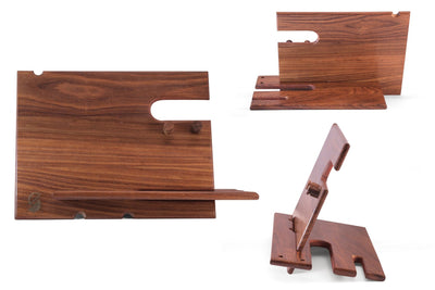 Handcrafted Wooden Multipurpose Desk Organiser – Desk Organizers on Brown Living™. SKU: DO. Img 4.