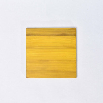 Handmade Bamboo Coasters - Yellow | Verified Sustainable by Brown Living™