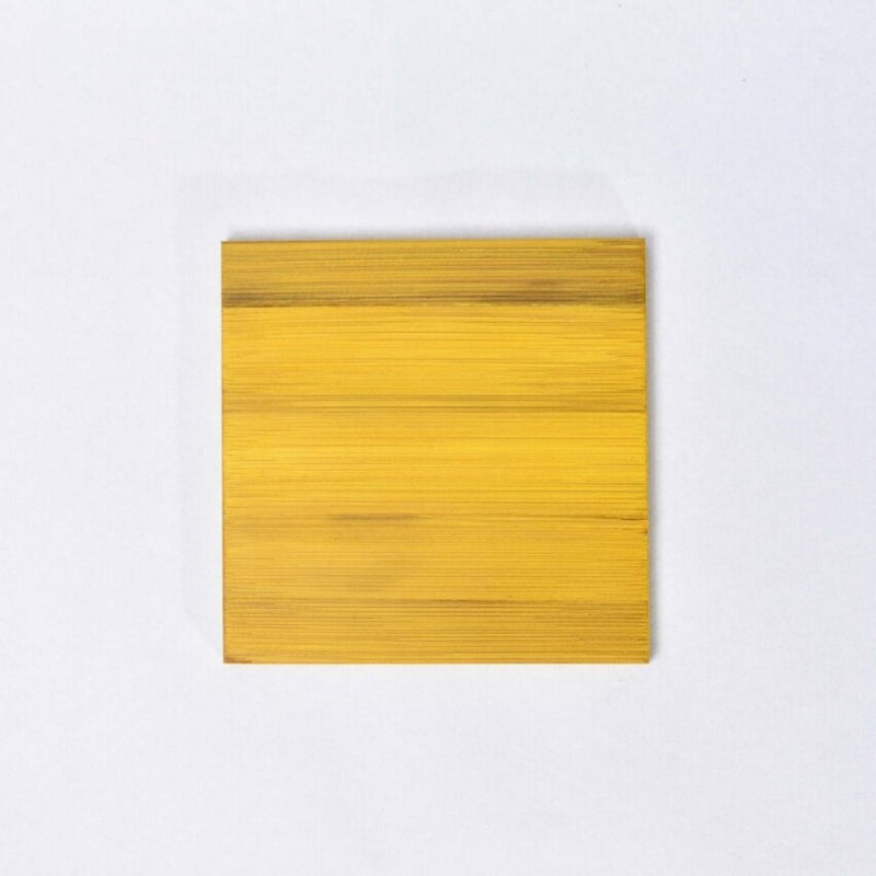Handmade Bamboo Coasters - Yellow | Verified Sustainable Table Essentials on Brown Living™
