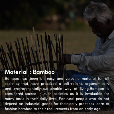 Handmade Bamboo Square Tray - Black – Trays & Platters on Brown Living™. SKU: TBL04BLK. Img 5.