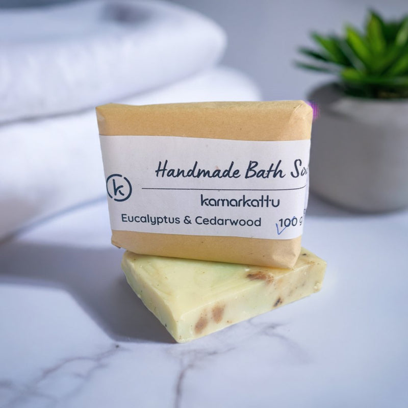 Handmade Bath Soap Combo | Eucalyptus & Cedarwood, Orange, Rose & Sandalwood | Verified Sustainable Body Soap on Brown Living™